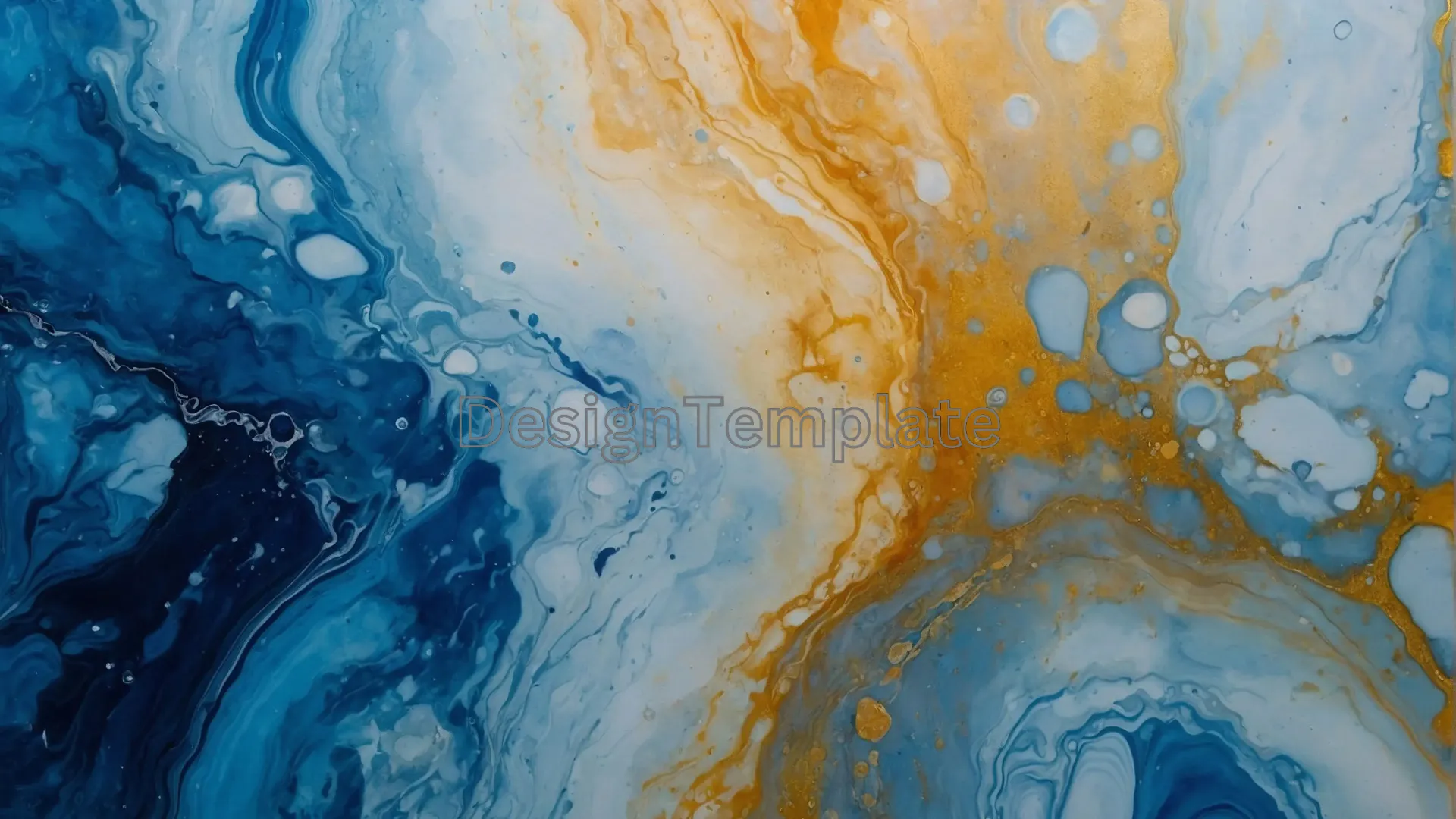 Fluted Blue Orange Marble Jpg Background